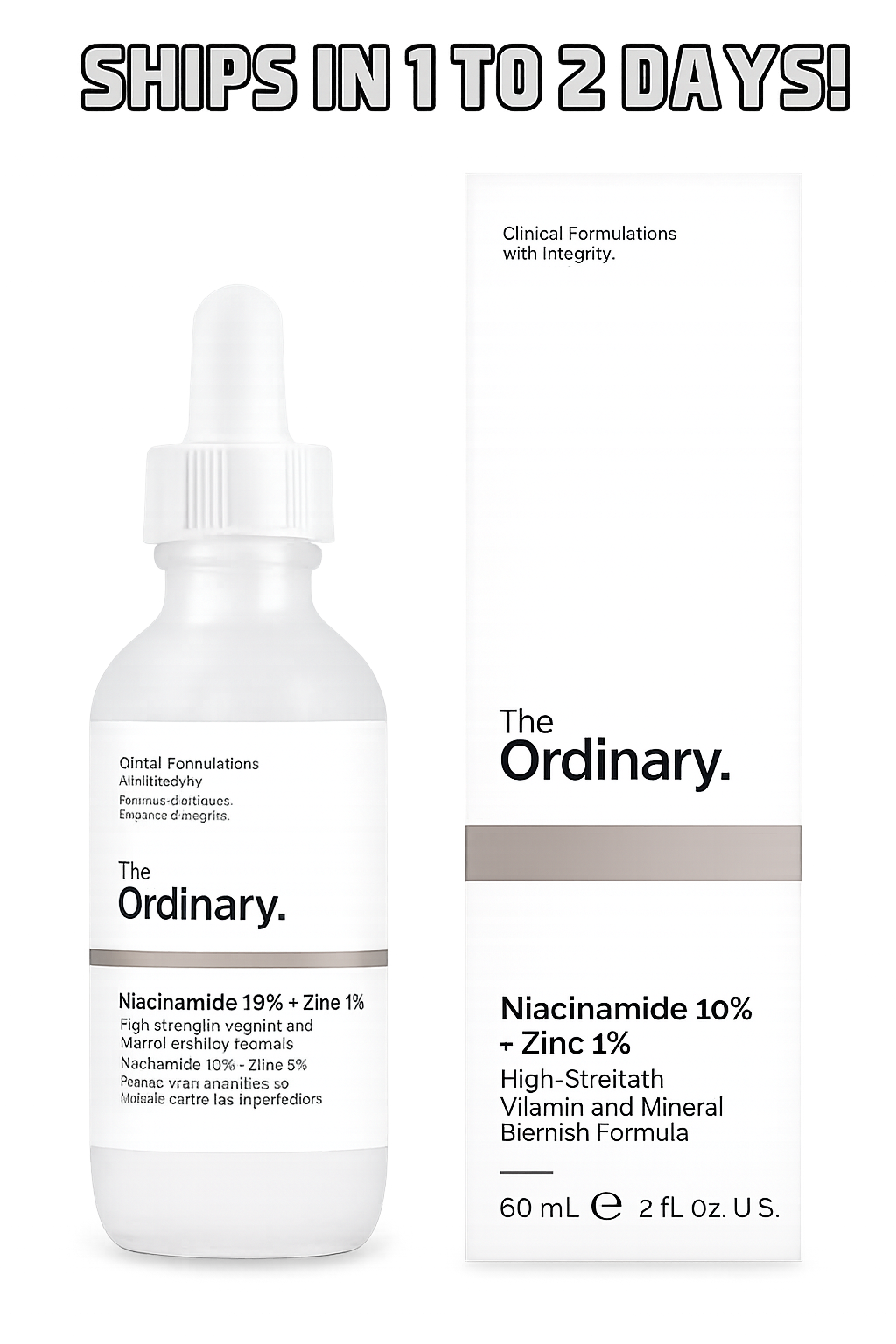 The Ordinary Niacinamide 10% + Zinc 1% 60ml New in Box!