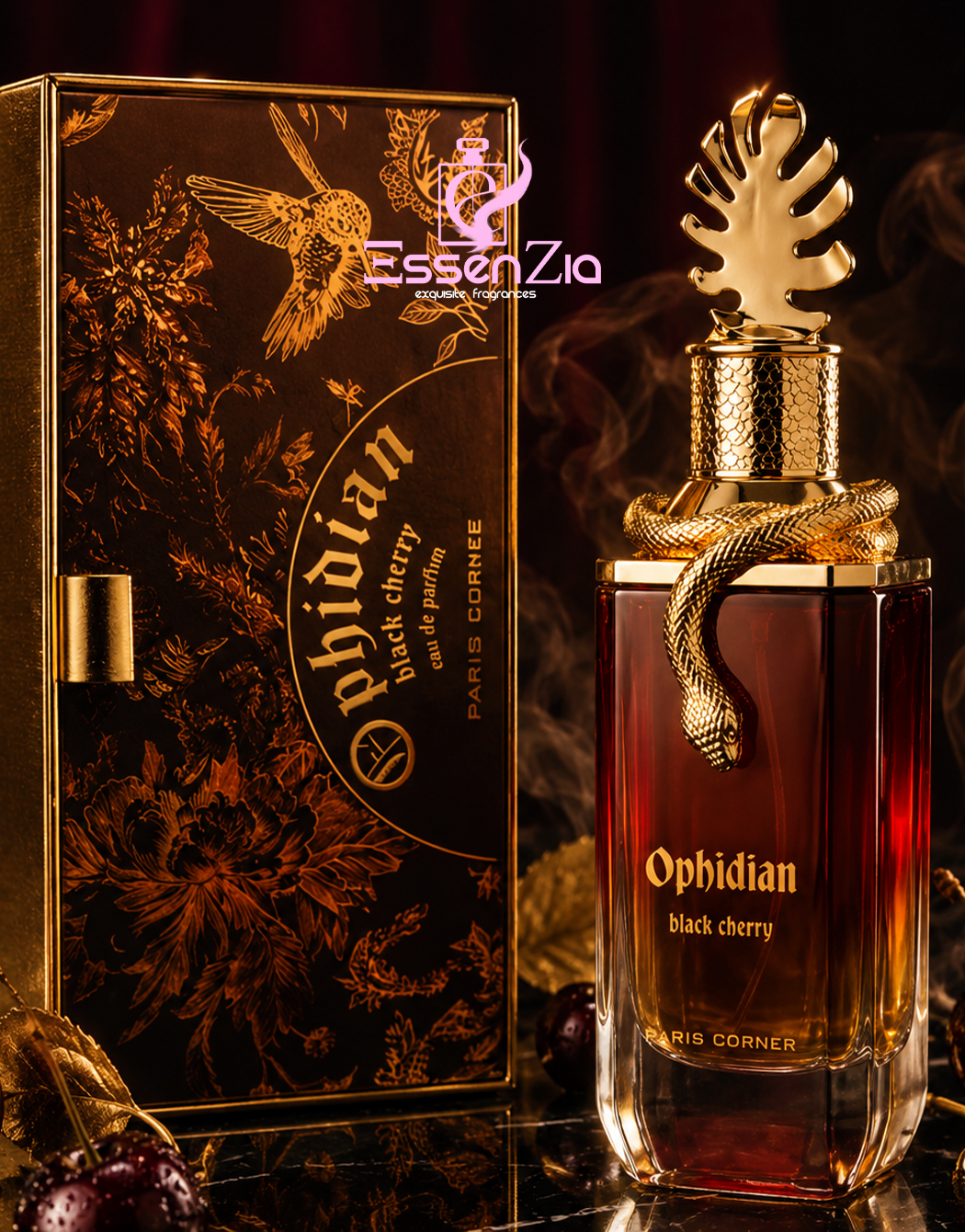 Paris Corner Ophidian Black Cherry Eau De Parfum Spray 3.4 oz