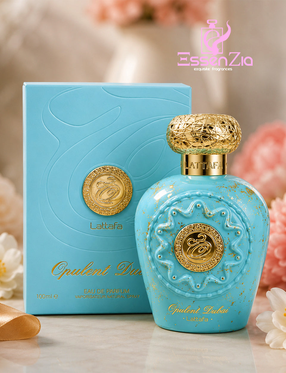 Lattafa Opulent Dubai Eau De Parfum Spray 3.4 oz