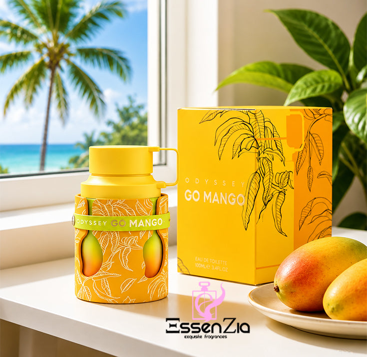 Armaf Odyssey Go Mango Eau de Parfum Spray (Tropical Collection) – 3.4 oz