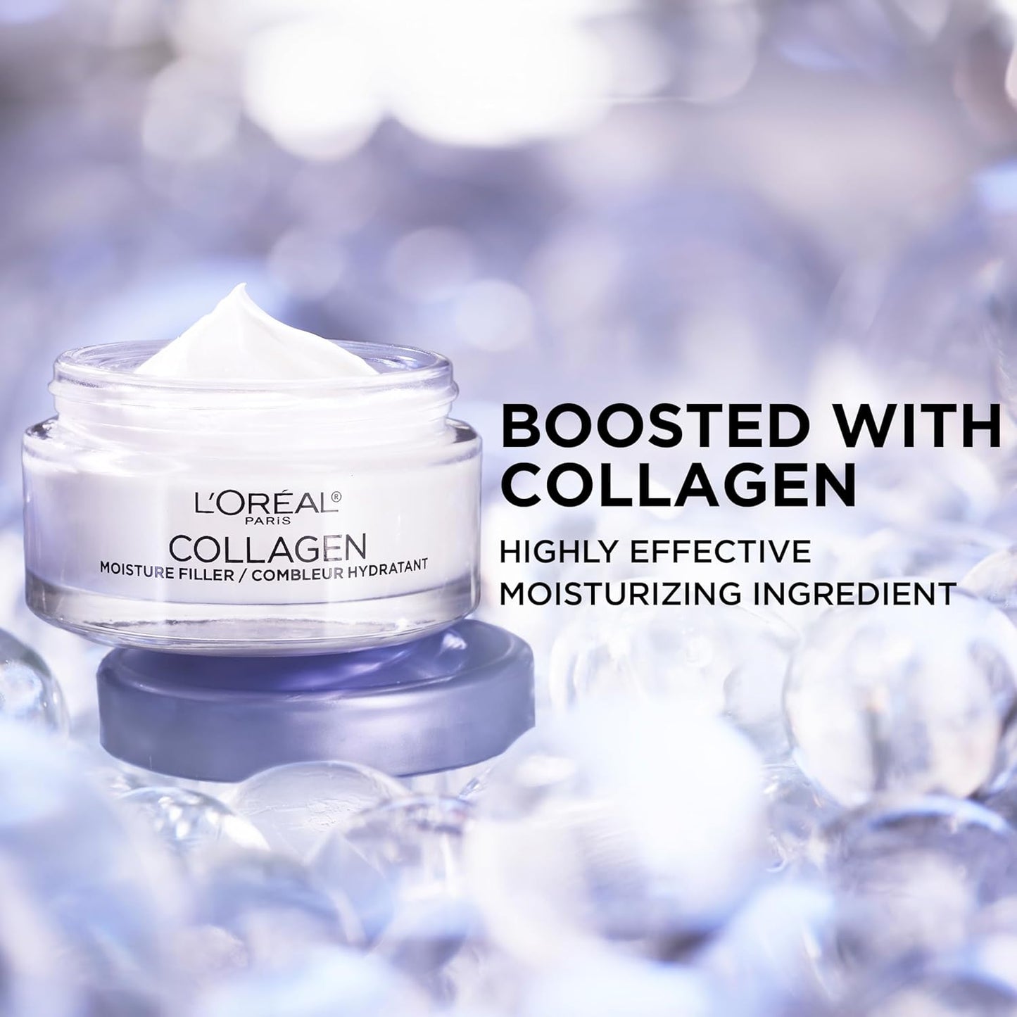 L’Oreal Paris Collagen Daily Face Moisturizer, Anti Aging Face Cream to Reduce Wrinkles and Provide Intense Hydration 3.4oz