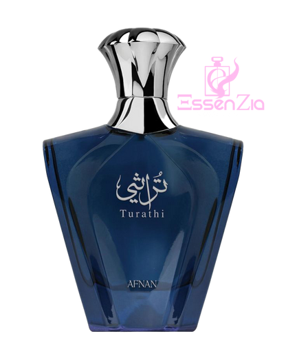 Afnan Turathi Blue Eau De Parfum Spray 3 oz