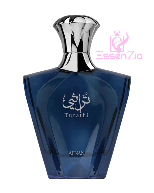 Afnan Turathi Blue Eau De Parfum Spray 3 oz