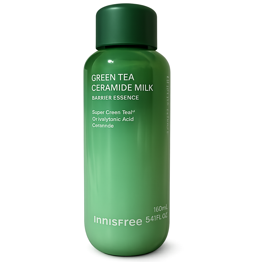 innisfree Green Tea Ceramide Milk Toner for Hydration & Barrier Repair