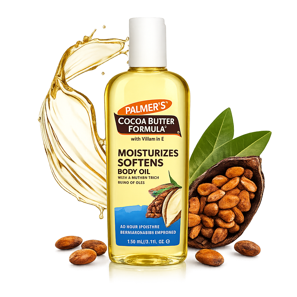 Palmer's Cocoa Butter Moisturizing Body Oil with Vitamin E, Radiant Looking Glow
