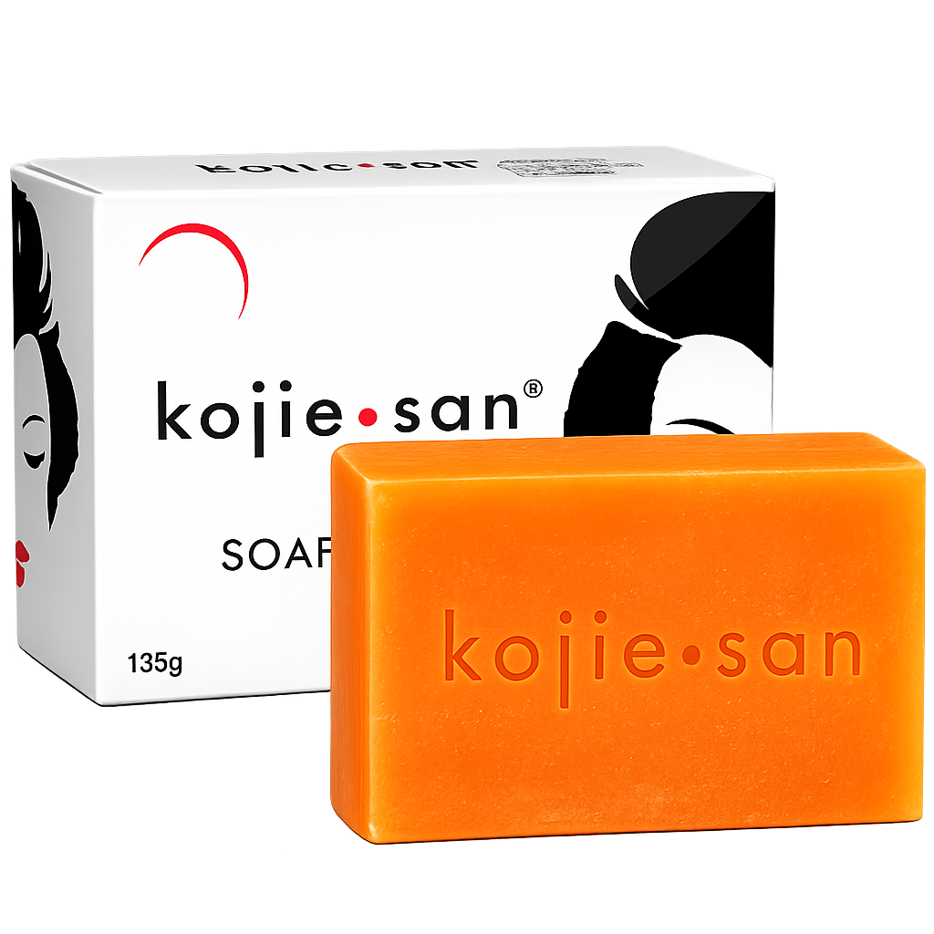 Kojie San Original Kojic Acid Face &amp; Body Bar Soap – Orange Scent,