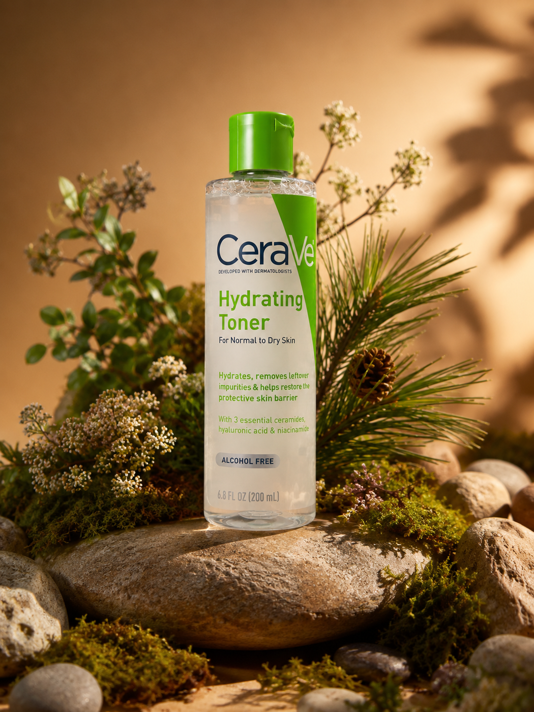 CeraVe Hydrating Alcohol-Free Toner Normal-Dry Face Ceramides 200