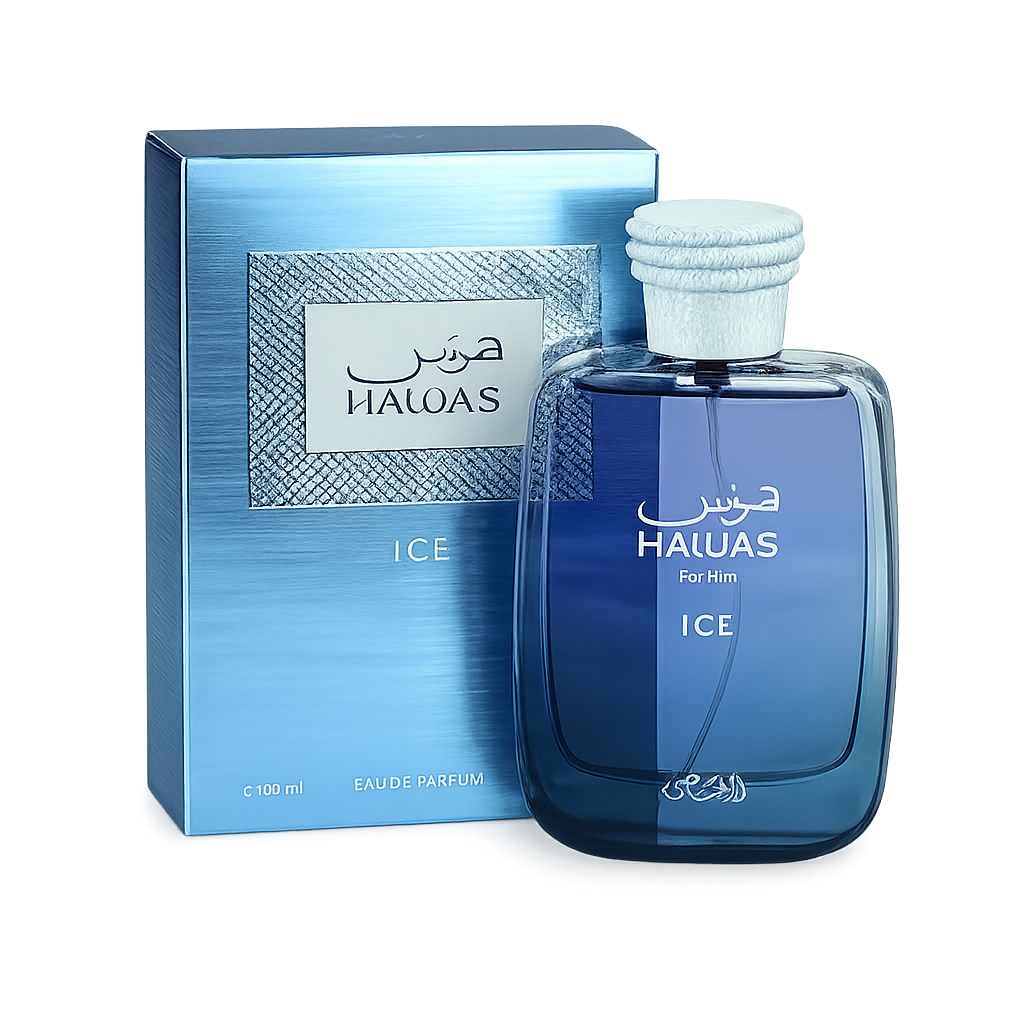 Rasasi Hawas Ice For Him EDP 100ml 3.4oz Men's Fresh Summer Cologne