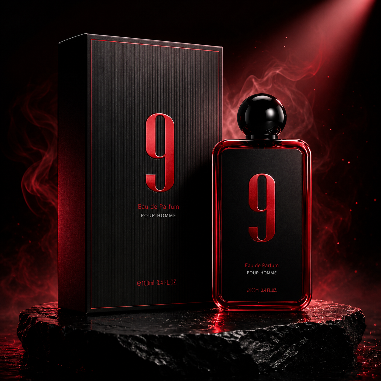 Afnan 9 Pm Rebel Eau De Parfum Spray 3.4 oz