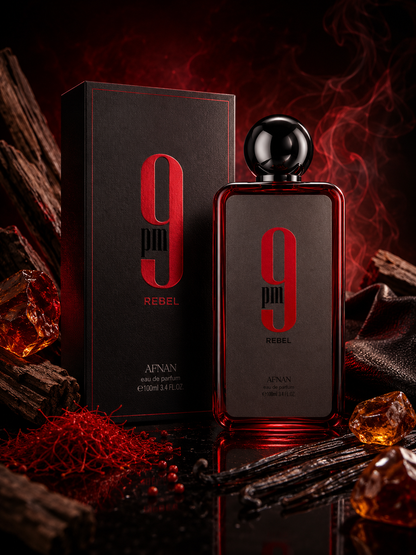 Afnan 9 Pm Rebel Eau De Parfum Spray 3.4 oz