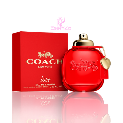 Coach Love Eau De Parfum Spray (Red Packaging) 3 oz