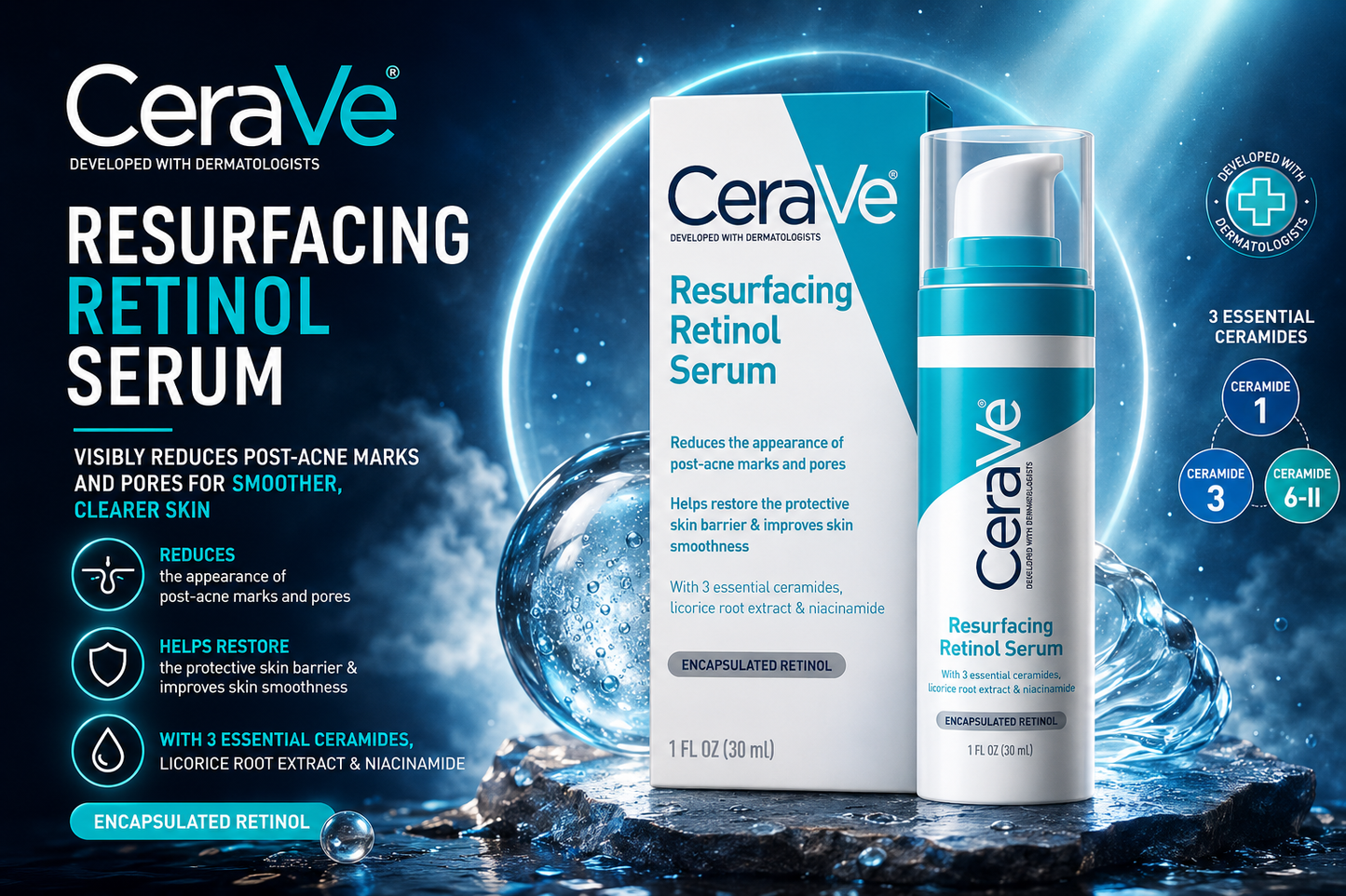 cerave resurfacing retinol serum