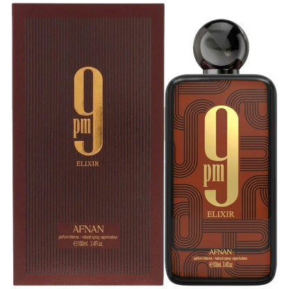 Afnan 9 Pm Elixir Parfum Intense Spray 3.4 oz