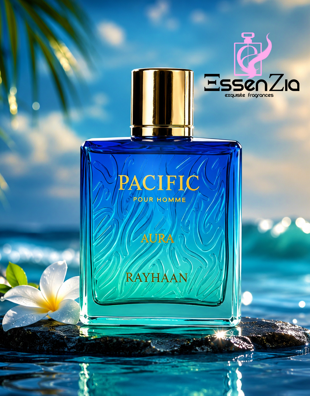 Rayhaan Pacific Aura Eau De Parfum Spray 3.4 oz