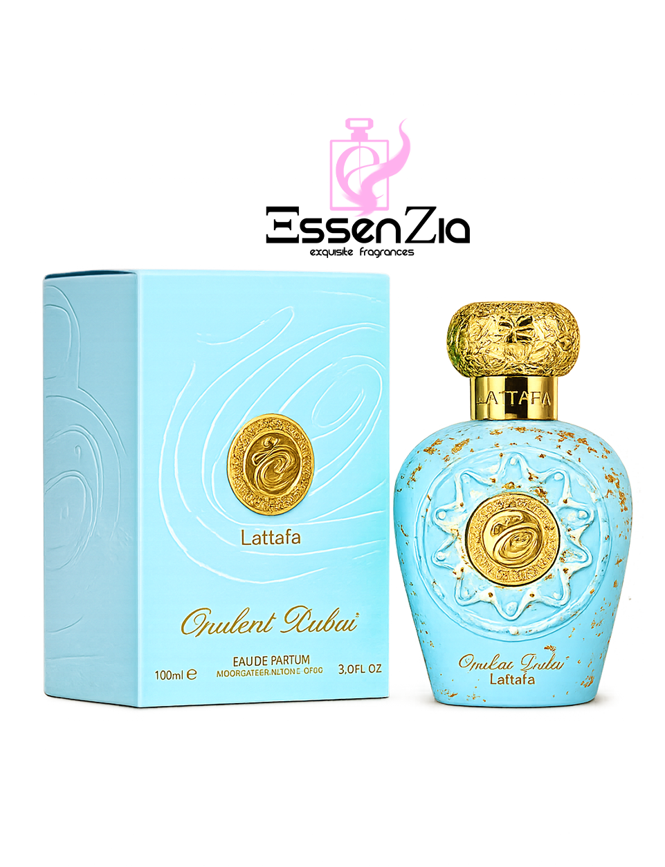 Lattafa Opulent Dubai Eau De Parfum Spray 3.4 oz