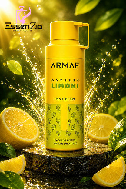 Armaf Odyssey Limoni Body Spray 6.8 oz