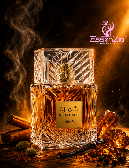 Lattafa Khamrah Eau De Parfum Spray 3.4 oz