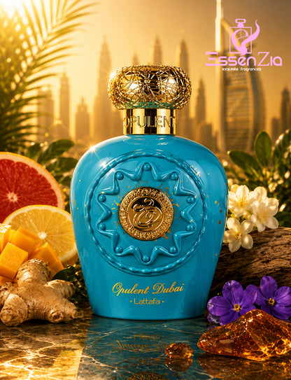 Lattafa Opulent Dubai Eau De Parfum Spray 3.4 oz