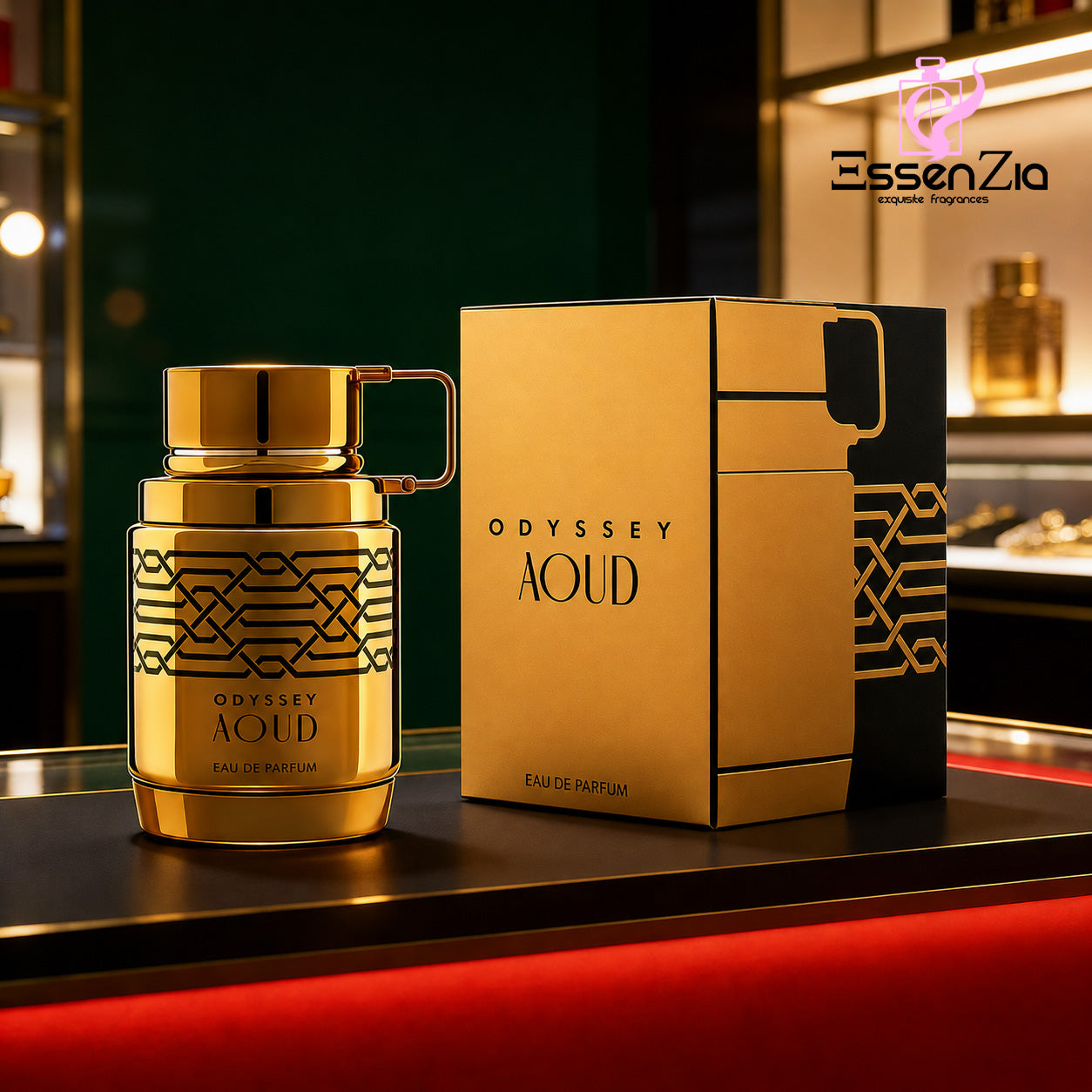 Armaf Odyssey Aoud Eau De Parfum Spray (Aoud Edition) 3.4 oz