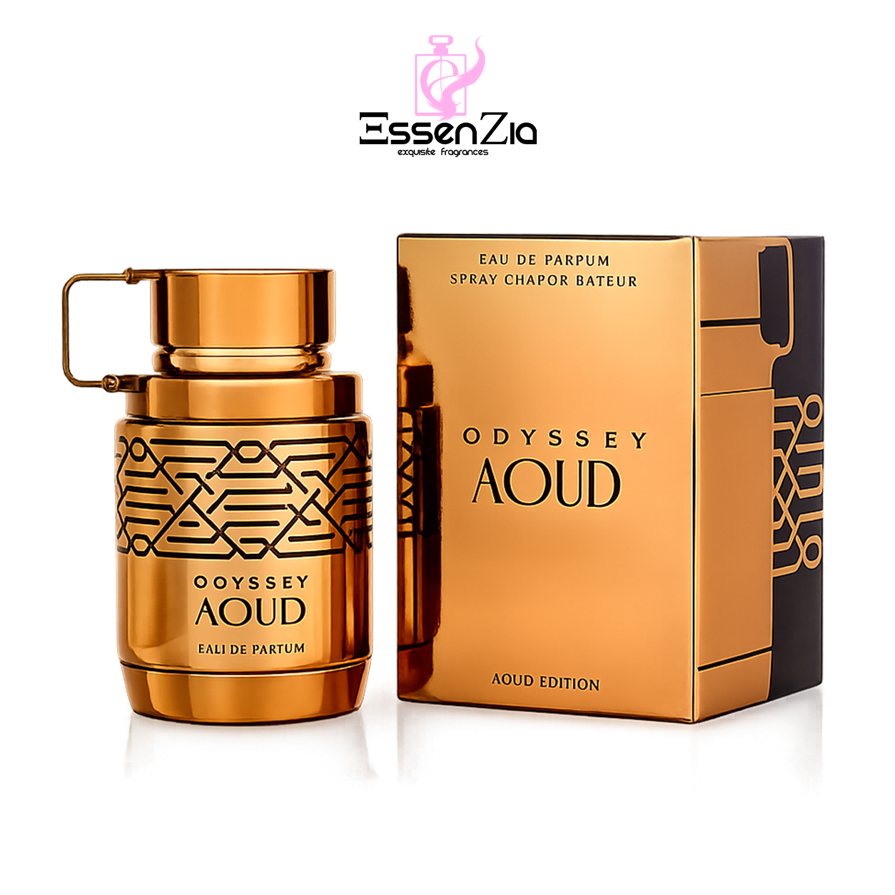 Armaf Odyssey Aoud Eau De Parfum Spray (Aoud Edition) 3.4 oz