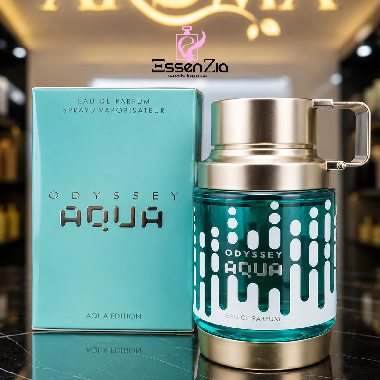 Armaf Odyssey Aqua Eau De Parfum Spray (Aqua Edition) 3.4 oz