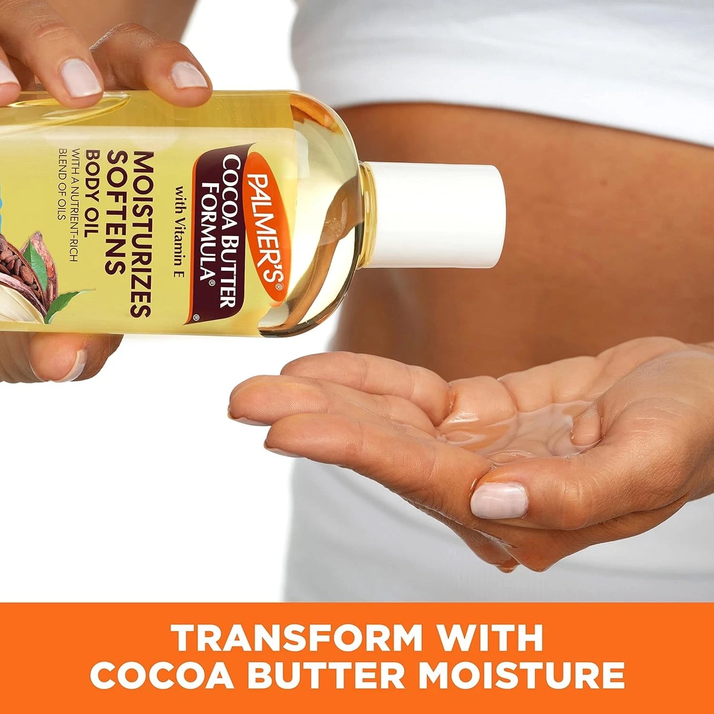 Palmer's Cocoa Butter Moisturizing Body Oil with Vitamin E, Radiant Looking Glow